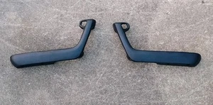 Bmw E23 Front Arm Rest Set Black 745i 733i 735i - Picture 1 of 2
