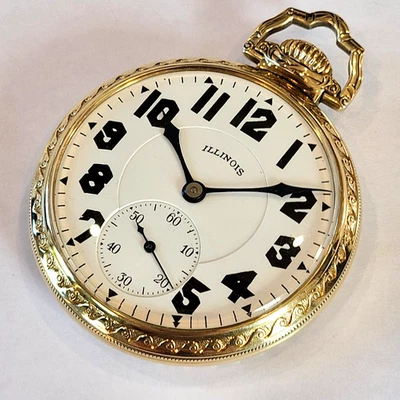 Q77 RARE! 1926 23j 17s ILLINOIS SANGAMO SPECIAL MARKED 60 HOUR! BOOKS $5,000.00! - Image 1 of 4