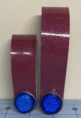 🔥 ПАРА велосипедных колес ручной работы ̼ СТУПИЧНЫЕ БЛЕСТЯЩИЕ с отражателями винтажного стиля - Изображение 1 из 3