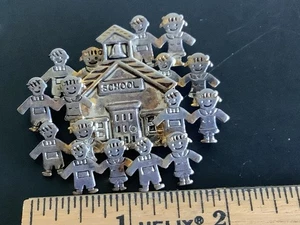 Best School House Children Two Tone Pendant - Picture 1 of 3