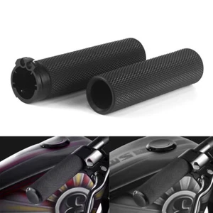 Empuñaduras de manillar de 25 mm de 1" para motocicleta Harley Electra Glide Dyna XL883 2 piezas - Imagen 1 de 6