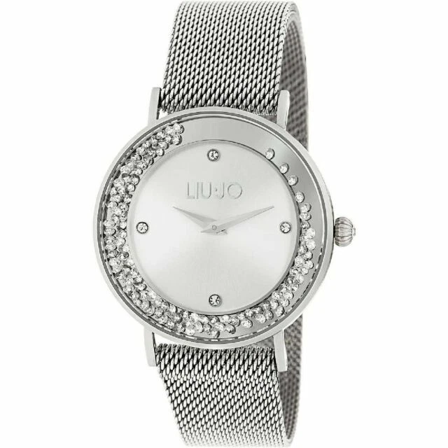 Liu Jo TLJ1341 36mm Cassa Argento in Acciaio, Cinturino Argento in Acciaio, Orologio da Donna