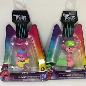 Dreamworks TROLLS WORLD TOUR Lot of 2 Action Figures Cooper Poppy New in Box - Picture 1 of 9