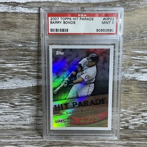2007 TOPPS      HIT PARADE #HP22      BARRY BONDS       GIANTS     Low Pop PSA 9
