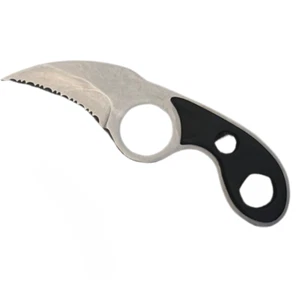 Super Knife- Stealth Talon Neck Knife- Serrated Karambit-Style Blade w/Sheath&Ch - Picture 1 of 4
