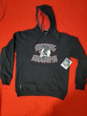 Metal Mulisha World Domination Pull Over Gutshot Sweatshirt NEW Blk Sz L - Image 1 of 4