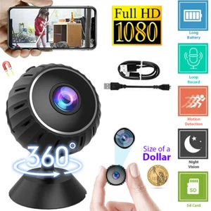 Mini Camera WIFI 1080P HD Motion Night Vision Security Video Cam Anti-Theft - Picture 1 of 21