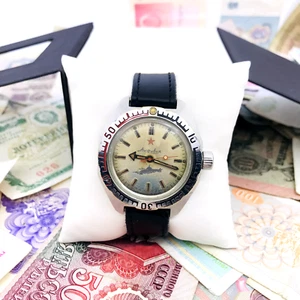 🚢 Rare Albatross Amphibian Vostok Wostok Watch Amphibia 2409 1980s Service... - Picture 1 of 12