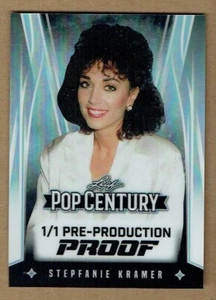 2025 Leaf Pop Century Metal Silver Pre-Production Proof Stepfanie Kramer #1/1 - Picture 1 of 2