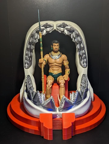 Marvel Legends Namor Throne from Black Panther Wakanda Forever Cover