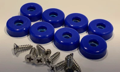 3/4" DIA Cutting Board Rubber Bumpers LOW PROFILE Silicone Black Clear Stainless - Image 1 of 4