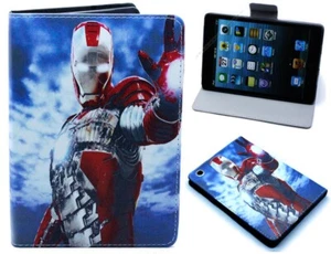 For iPad Pro 9.7 / iPad 9.7 / iPad Air 1-2 Iron Man Superhero Smart Case Cover - Picture 1 of 6