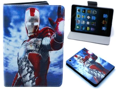 For iPad Pro 9.7 / iPad 9.7 / iPad Air 1-2 Iron Man Superhero Smart Case Cover - Image 1 of 4