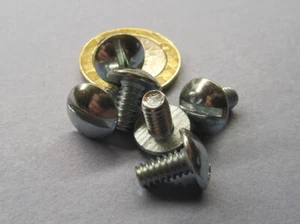 Testa reticolare in acciaio placcato zinco, vite a fessura lunghezza 10-24 x 0,375", 300 pz - Foto 1 di 12