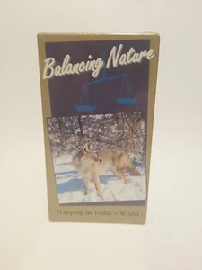 NEW 1996 Balancing Nature Trapping In Today's World VHS OOP Wildlife Documentary - Picture 1 of 7