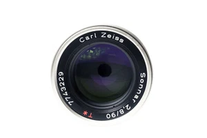 Lente Contax Carl Zeiss Sonnar T* f2.8 90 mm para G1 G2 #3229 - Imagen 1 de 4