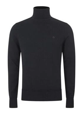 *OFERTA * JERSEY DE ALGODÓN TEJIDO FINO CUELLO REDONDO MERC LONDON PARA HOMBRE AZUL OSCURO XL Foto 1 de 2
