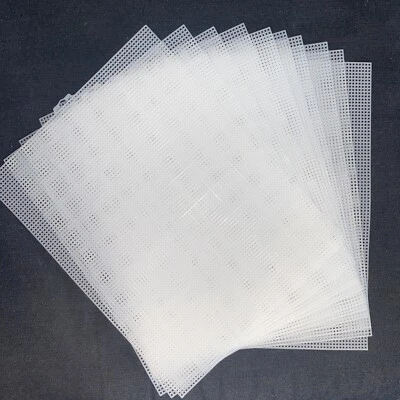 Clear Plastic Canvas Sheet Bulk 10.5” x 13.5” 10 Pcs - Image 1 of 2
