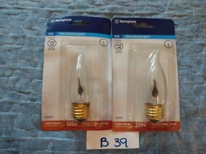2 Westinghouse  DecorLite  3 wt CA10  Bulbs  Warm White  Specialty - Picture 1 of 2