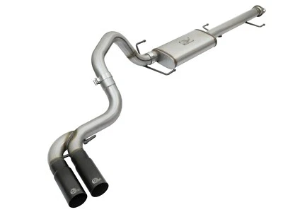 FOR 2007-2014 TOYOTA FJ CRUISER AFE REBEL CATBACK EXHAUST SYSTEM WITH BLACK TIPS — 第 1/4 张图片