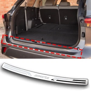 For Toyota Kluger 2015 2021 Accessories Rear Bumper Protector Sill Guard Trim - Picture 1 of 10