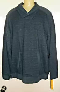 Pullover de felpa francesa azul marino oscuro desteñido Apt 9 nuevo con etiquetas - Imagen 1 de 3