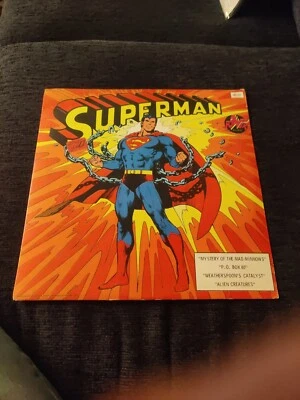 SUPERMAN MYSTERY OF THE MAD MINNOWS  LP 1975 POWER RECORDS 8156 - Image 1 of 4