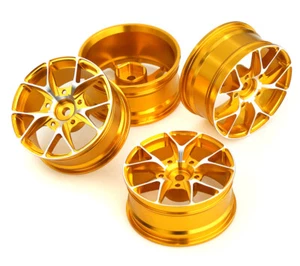 10 Spoke Alloy Wheel Set (4) for 1/10 On-Road Touring W=26mm - Picture 1 of 1