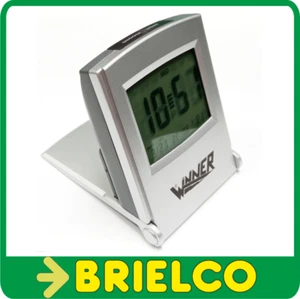 RELOJ DESPERTADOR TERMOMETRO DE VIAJE PORTATIL WINNER BD9852 - Imagen 1 de 3