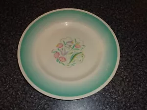 Susie Cooper DRESDEN SPRAY Salad Or Breakfast Plate #2 - Picture 1 of 3