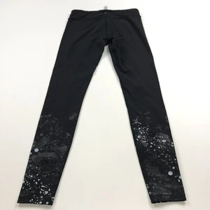Ivivva by Lululemon 14 (Fit 26In 28L) Girls Athleisure Legging Pants Splat Black - Picture 1 of 9
