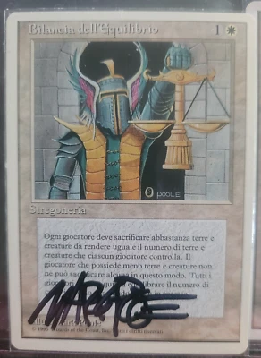 MTG BALANCE x1 ARTIST PROOF MARK POOLE SIGNED w/ BIRDS OF PARADISE SKETCH 4th 🥩 - Image 1 of 2