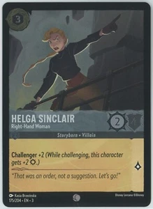 HELGA SINCLAIR (Common) Disney Lorcana Inklands Cold Foil Card #175 - Picture 1 of 2