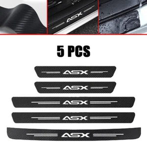 5pcs For Mitsubishi ASX Car Door Sill Plate Decal Protector Stickers Covers - Picture 1 of 15