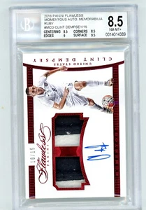 Panini Flawless Momentous 2016/15 Auto Memorabila Ruby Clint Dempsey ¡BGS EE. UU.! - Imagen 1 de 2