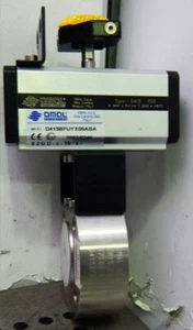 OMAL Pneumatischer Antrieb mit Edelstahl Absperrklappe DA415BFUYX05ABA - unused- - Bild 1 von 4