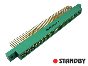 1pc 100 pin / way (2x50) CARD EDGE pitch 2,54mm straight PCBD50M10GE00 BURNDY - Imagen 1 de 2