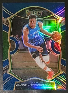 Giannis Antetokounmpo 2020-21 Select CONCOURSE LEVEL RETAIL BLUE PRIZM Card 54 - Picture 1 of 2