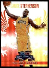2013-14 Panini Crusade Red Prism Lance Stephenson /349 Pacers #166 10=Fs