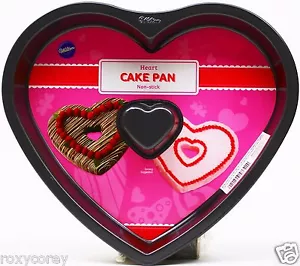 Wilton Valentine Heart Shaped Fluted Non Stick Cake Pan 2105-8641 NWT - Picture 1 of 1