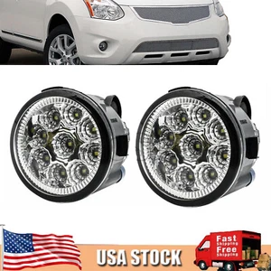 Par de luces antiniebla LED para parachoques delantero para Nissan Rogue 2011-2014 conductor y pasajero - Imagen 1 de 9