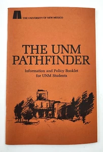 Folleto de información y políticas de la Universidad de Nuevo México UNM Pathfinder años 70 - Imagen 1 de 7