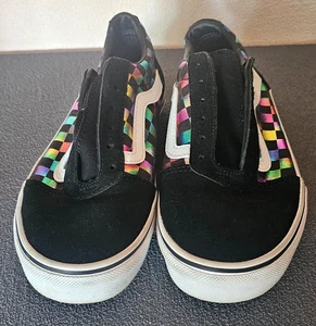 Vans Off the Wall Iridescent Checkered Pattern - Missy Shoes Size 4 - 500714 - Picture 1 of 7
