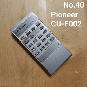 Pioneer CU0F002 Remote Control Black Used Infrared Tested Alphanumeric Screen - Picture 1 of 6