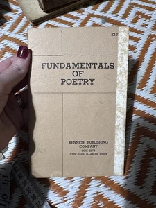 Fundamentals Of Poetry Paperback Booklet 1963 Edition Writing English College Sc - Bild 1 von 5