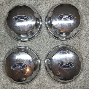 2002 -2010 Ford Explorer OEM 16" Chrome Wheel Center Caps Set of 4 1L24-1A096-AD - Picture 1 of 12
