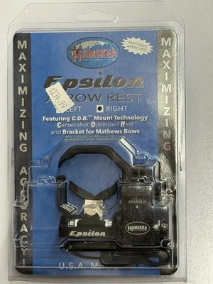 Hamskea Epsilon Arrow Rest with Mathews Approved Bracket - RH - Black #213771 - Image 1 of 2