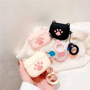 Housse de protection souple pour casque Bluetooth Cat Paw mignon pour Airpods 4 Gen Pro - Photo 1 sur 13