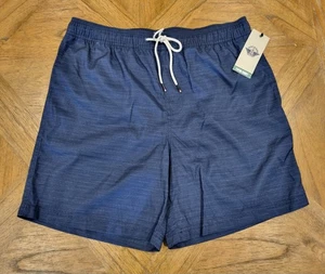 Dockers 7" Naht schnelltrocknend UPF 50 Größe Medium M marineblau Badeshorts neu - Bild 1 von 11