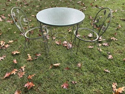 Juego de bistró de hierro forjado MCM  Foto 1 de 4